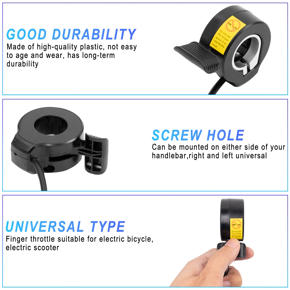 Ebike Thumb Throttle 130X Fing - Bafang Bbshd 1000W Conversion Kit recension och pris